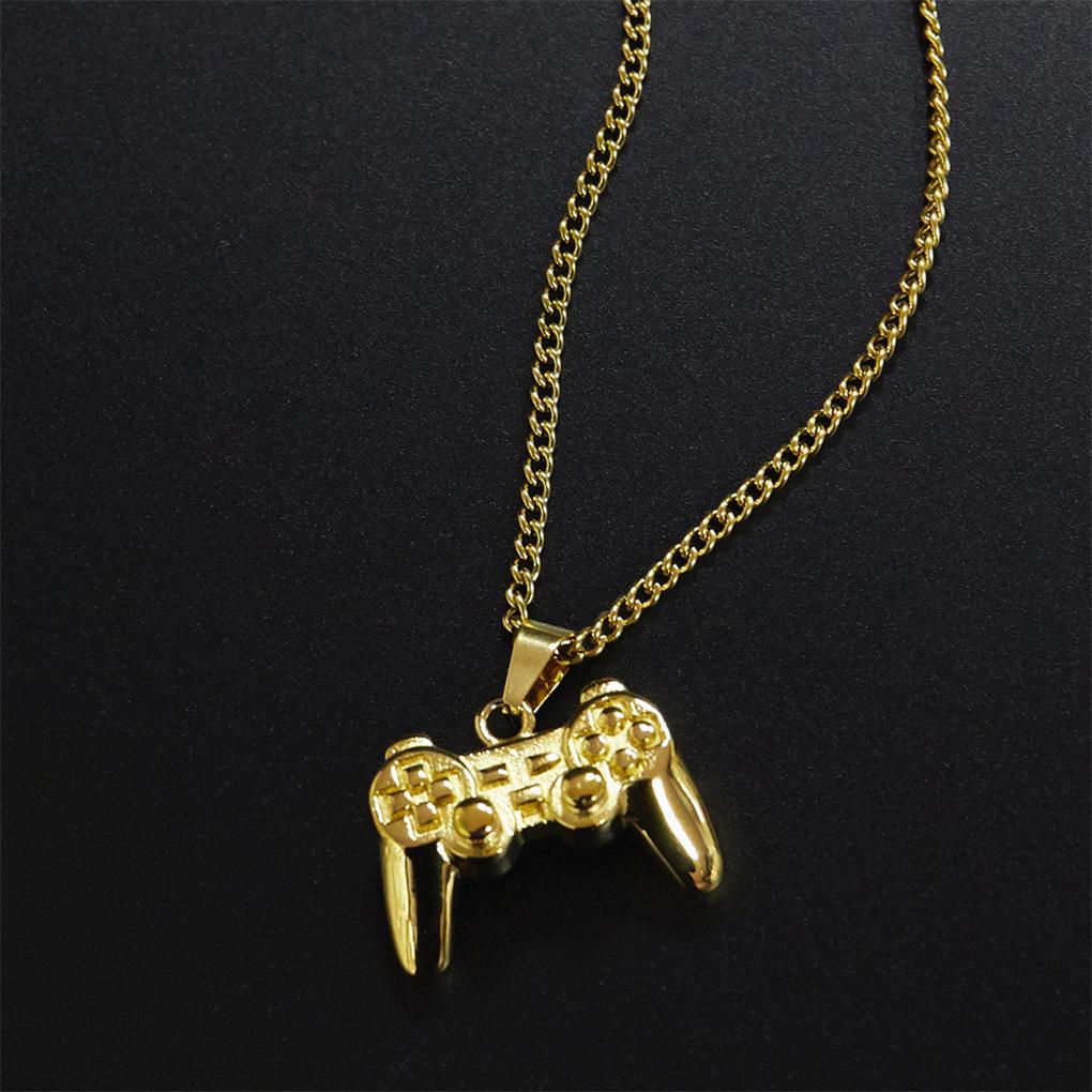 Statement With Style Game Controller Pendant Necklace Instantly Elevate Any Outfit Metal Chain Gift Idea, Sliver