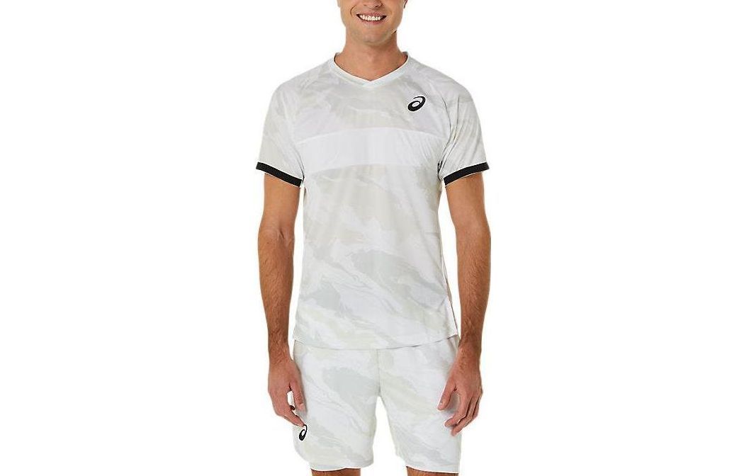 ASICS Match Graphic Ss Top T Shirt Men s Multicolor 2041A245-100 XL