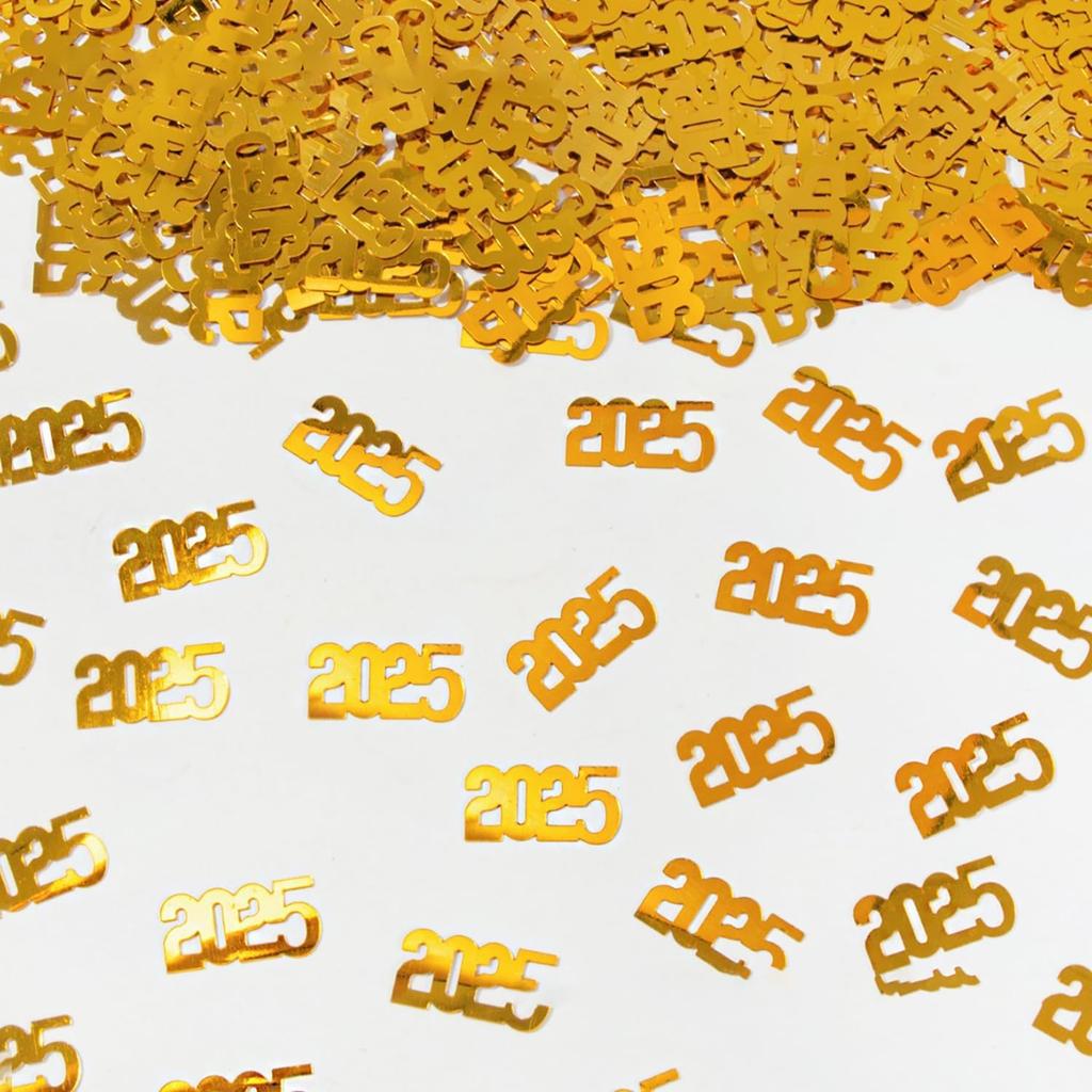 2026 New Years Confetti,Glitter Metallic Foil New Year Eve Party Confetti,2026 New Year Favors Confetti Sprinkles Sequ for Eve Party Decoration