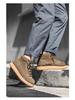 2024 Herbst Herren Mid-Cut Leder Martin Stiefel: Retro, Dicksohlige, Lässiger Britischer Stil
