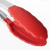 Silicone Food Tong Multipurpose Easy to Clean Kitchen Utensil for BBQ Steak Bread Meat Buffet Self Service