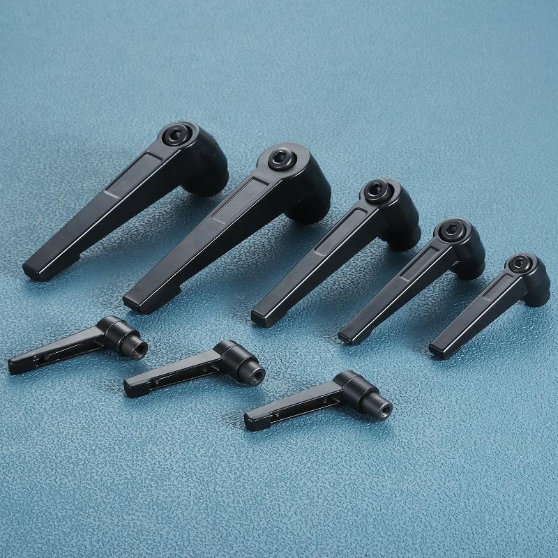 Maniglie Viti Manopole di Bloccaggio Leva di Serraggio Regolabile Macchinari Manopola di Bloccaggio Filettatura Femmina M4 M5 M6 M8 M10 M12 M14 M16 Nero 1pz