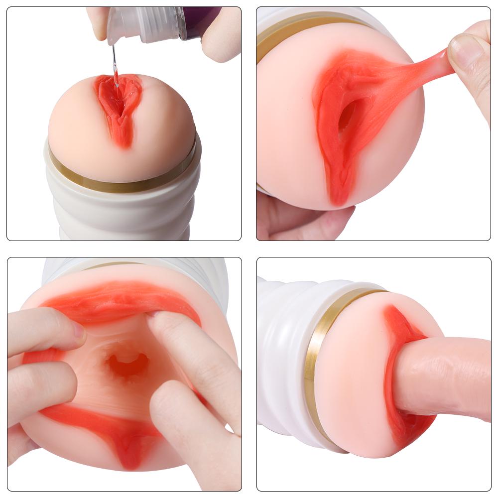 Realistic Vagina Anal Male Masturbator Silicone Soft Tight Pussy Erotic Adult Toys Sex Toys For Men
