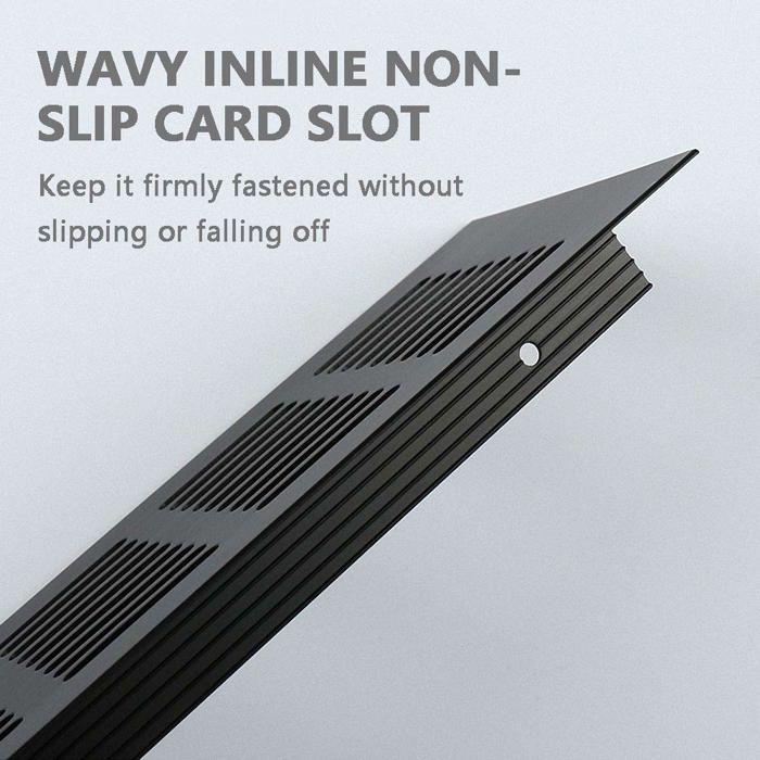 Aérateur - YQ - Grille d'aération - Aluminium - 30x8x1.5 cm - Installation facile