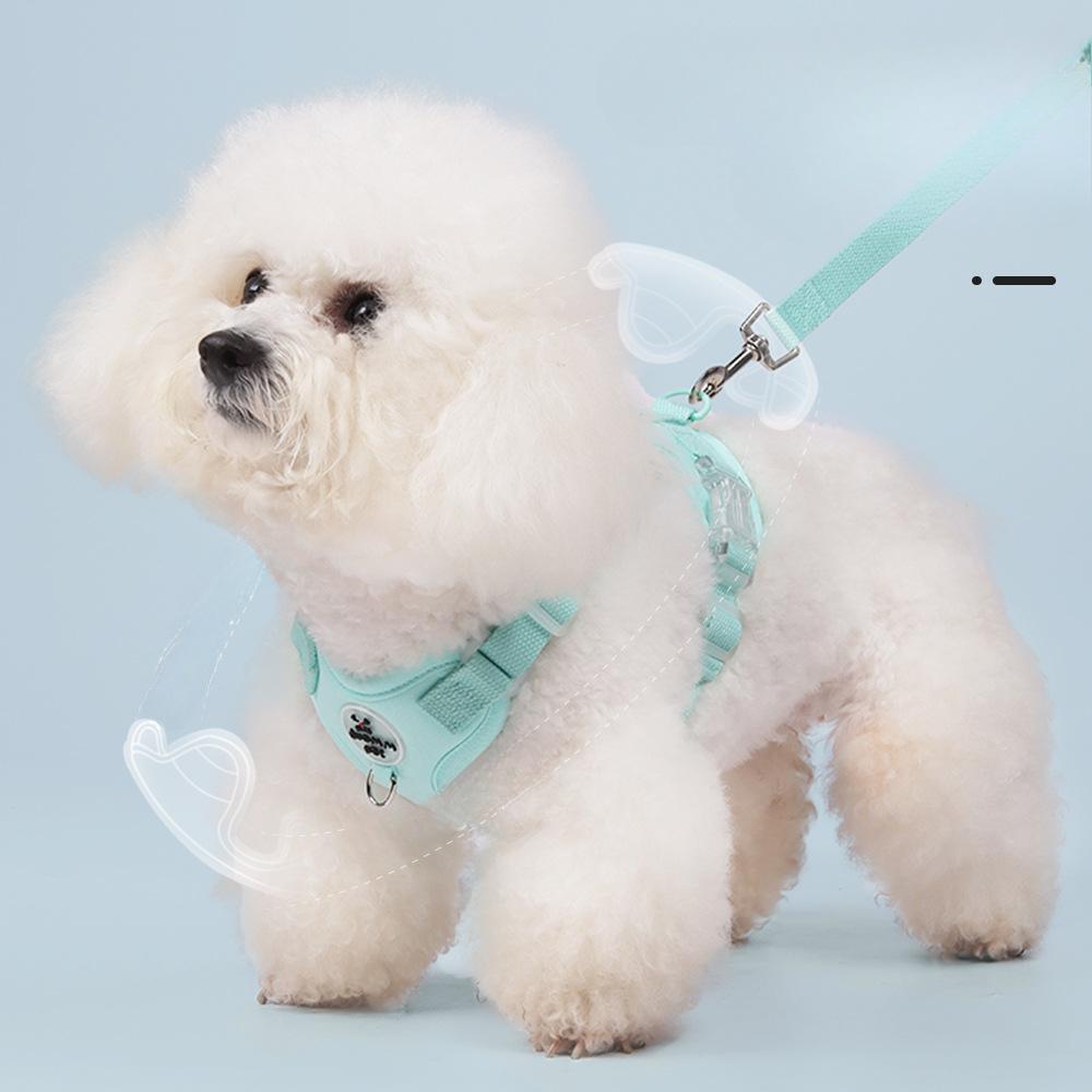 Dog Leash Small Dog Teddy Bichon Bear Vest Type Breathable Chest Strap To Prevent Breaking Free Pet Outdoor Dog Walking Leash