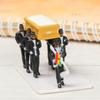 Toys Accessories Funny Model Coffin Dancing Figurine Pallbearer Team Black Man Ghana Dance Cosplay