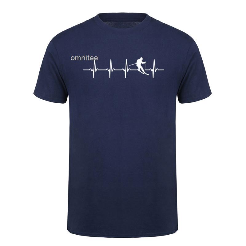 Cool Skiers Unisex Unisex Snow Skiing Ski TShirt Short Sleeve Birthday Gift Summer Style Unisexs Clothing T Shirts HJ040