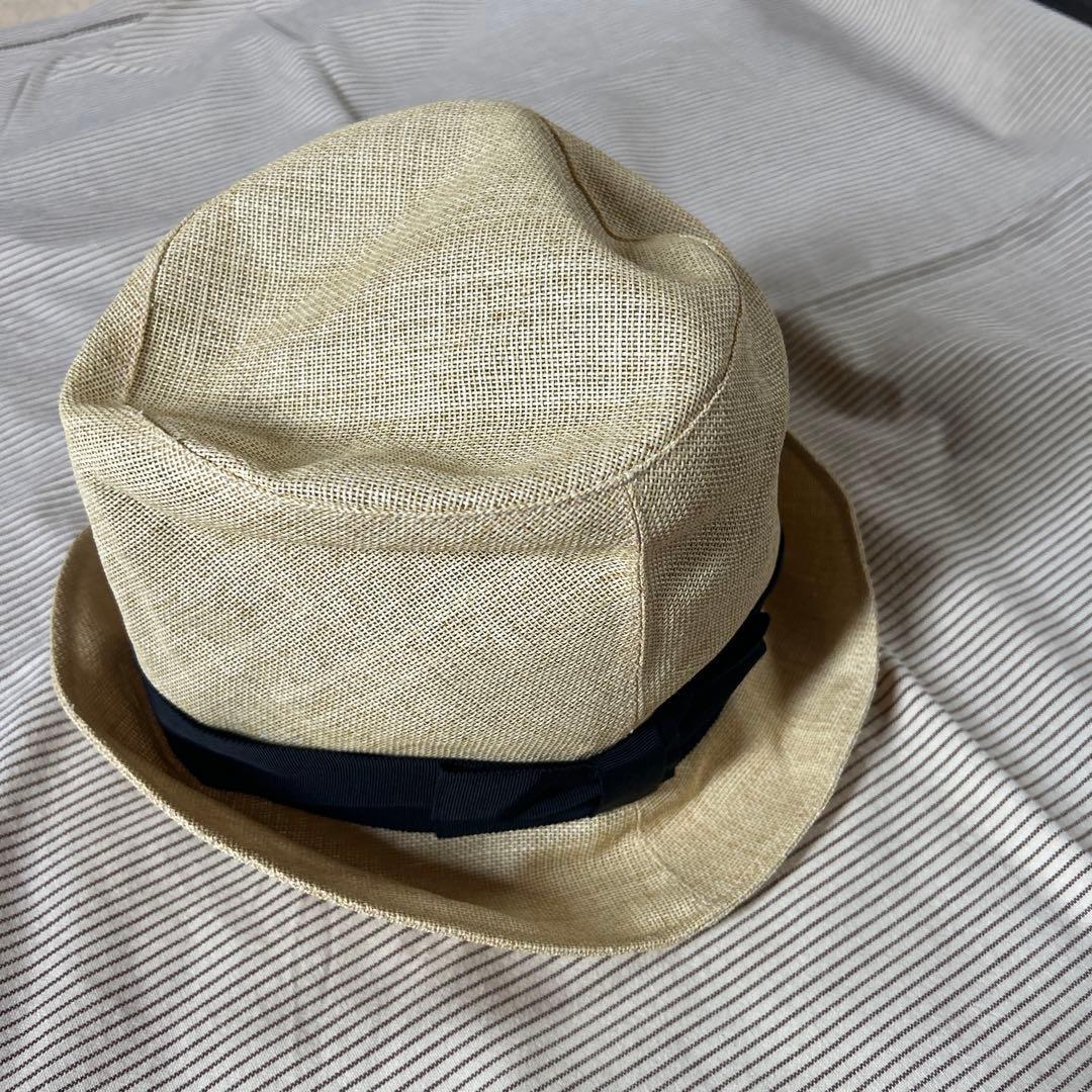 Used KIJIMA TAKAYUKI Takayuki Kijima Folded straw hat New with tag