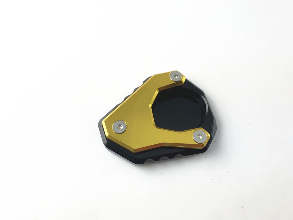 Motorcycle CNC Aluminum Side Stand Enlarger Plate Kickstand Enlarge Extension for KAWASAKI NINJA400
