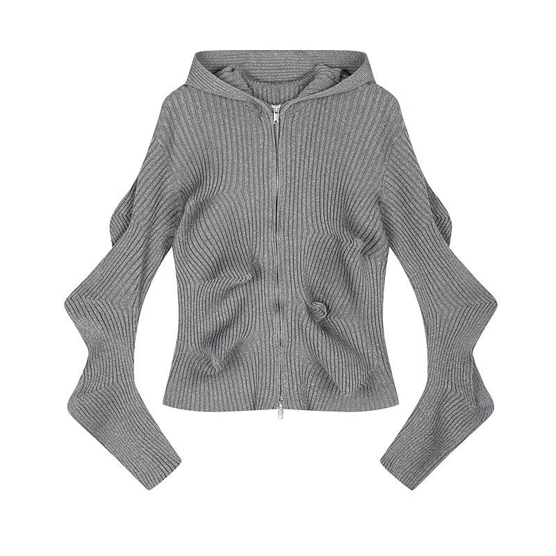 JNBY Women's Hooded Knit Sweater