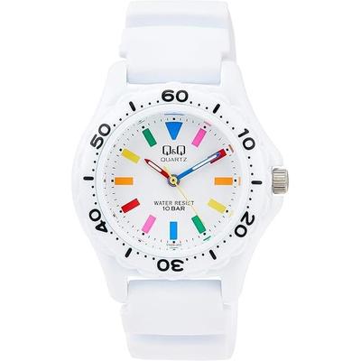 Citizen 10 ATM Water Sports White Q&Q VR25-002 Women's Watch, Resistant, Type,