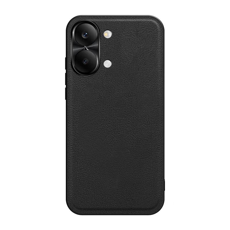 Anwendbar für Xiaomi Redmi Turbo5Max Metalllinse magnetische Handyhülle Lederstruktur Redmi 15C sturzsichere Schutzhülle