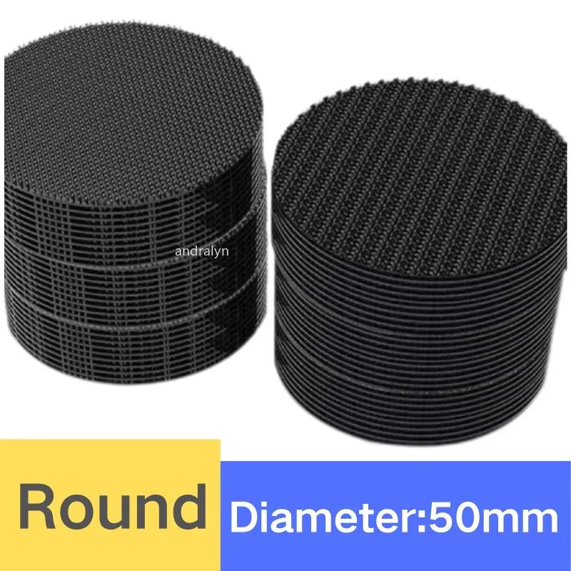 Strong Carpet Fixing Stickers Self-adhesive Touch Fastener Grip Tape Black Pad Double Faced Mat Fixed Patch Home Floor Anti Skid