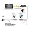 CVBS AHD Reversing Rear Camera Waterproof Car Reversing Rear View Camera Wide Angle for Most Vehicle Easy Installation