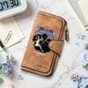 Forbidden Knowledge Print Long Wallet Casual Fashion Multi Card Slot Daily Use Purse