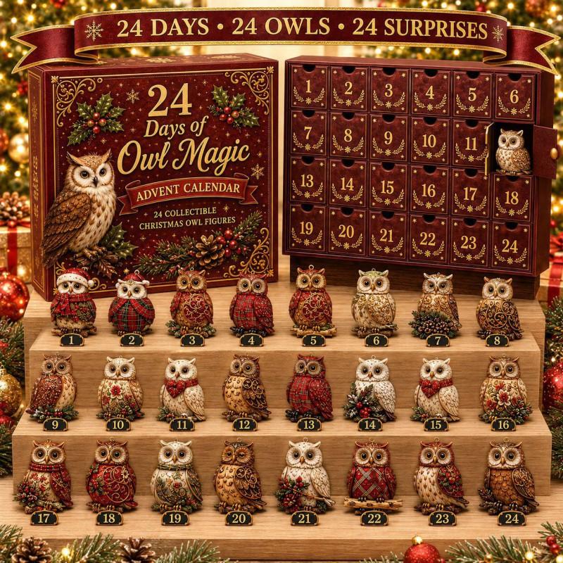 2026 Magic Animal Advent Calendar Acrylic Blind Box Collectible Ornament Christmas Gift