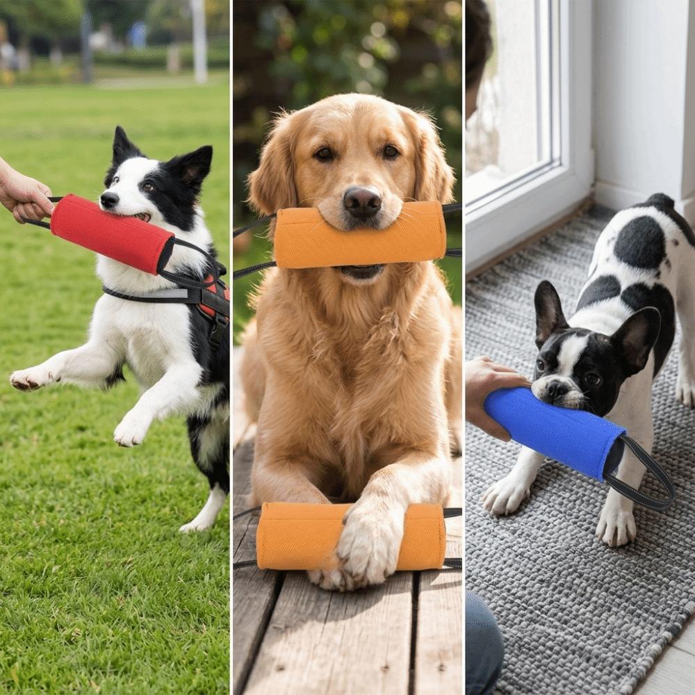 Multi Colors Available Dog Tug of War Toy Seamed Reinforced Dog Training Bite Stick Bite Practice