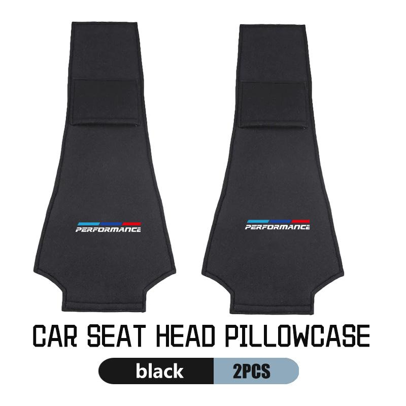 Car Logo Headrest Cover Seat Head Pillow Neck Headrest Cover For BMW M M2 M3 M4 M5 M6 E46 E90 E60 F30 E39 X1 X3 X4 X5 rvbf26