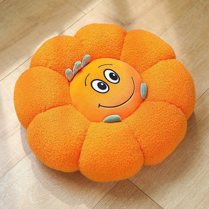 Teddy Toy Plush Animal Cushion Embroidered Design Children Room Nook Reading