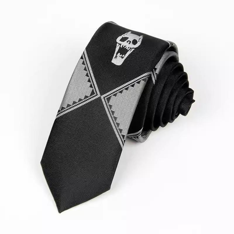 Anime Jojo Bizarre Adventure Kira Yoshikage Cosplay Krawatte Halstuch Unisex Totenkopf Hals Heavens Door Cosplay Kostüm Requisite