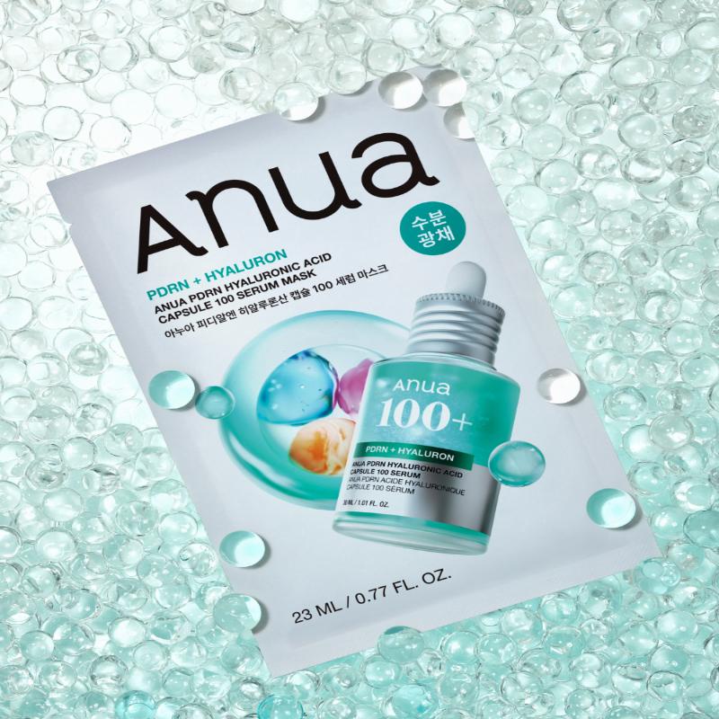 Anua PDRN Hyaluronic Acid Capsule 100 Serum Mask 23mlX10EA