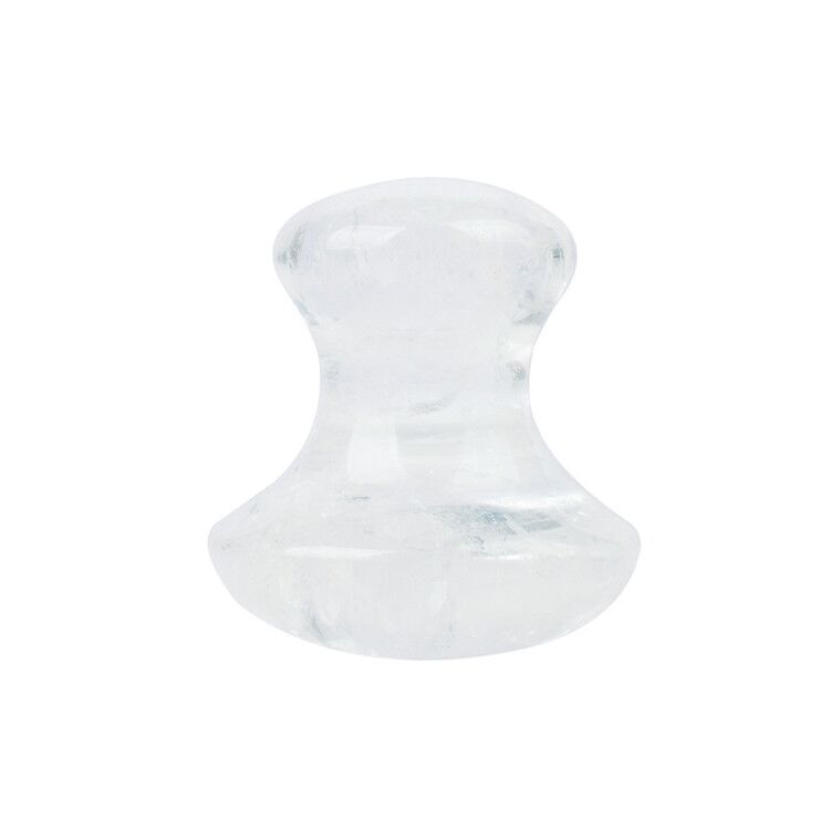 Natural Rose Quartz Stone Jade Mushroom Gouache Scraper Facial Massage Stone Face Massager Gua Sha Board Face Lifting Tools
