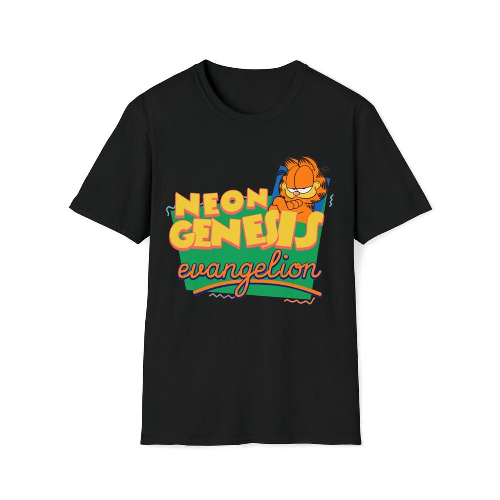 

Neon Genesis Evangelion Garfield Funny Meme Anime Humor Unisex T-Shirt Unisex T-Shirt XL