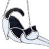 Cat Gift for Home Acrylic Hanging Pendant with Chain, Animal Ornament Window Decorative Wall Decor, Cute Lover Room Decoration Decor