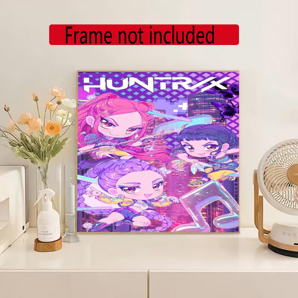 Huntrix 5D Diy Diamond Painting Round Diamond Mosaic Suitable For Beginners Diamond Painting Rhinestones Gift Frameless