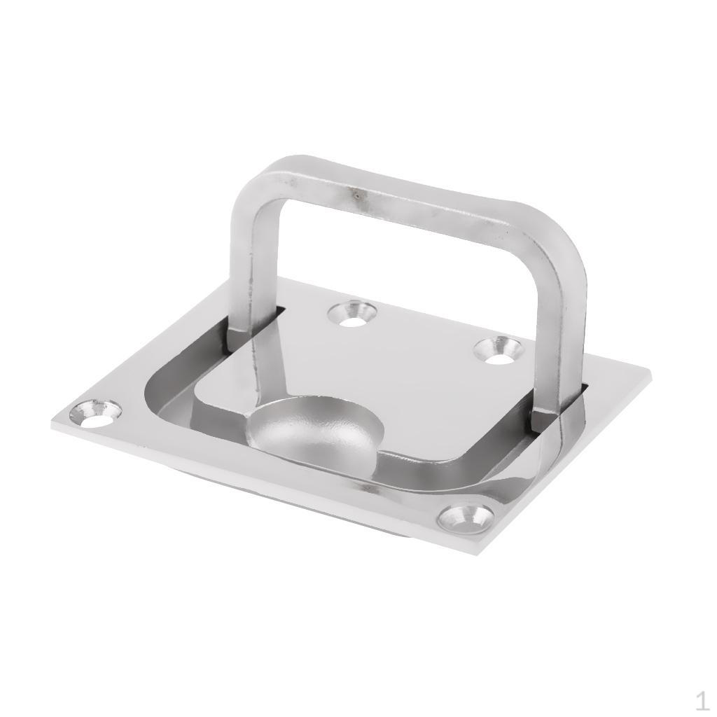 316 Stainless Steel Marine Flush Lifting Handle Pull Boat Hatches Lift Ring Accessories