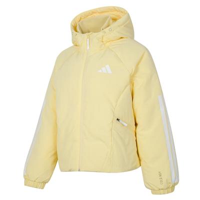 Fashion Hooded Comfortable Warm Sports Down Jacket Women Jacket Yellow JG5922