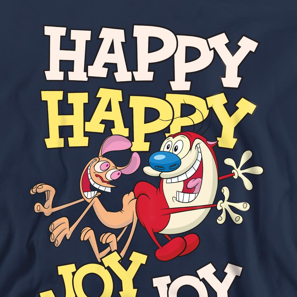 Ren & Stimpy Unisex Adult Happy Happy Joy Joy Sweatshirt