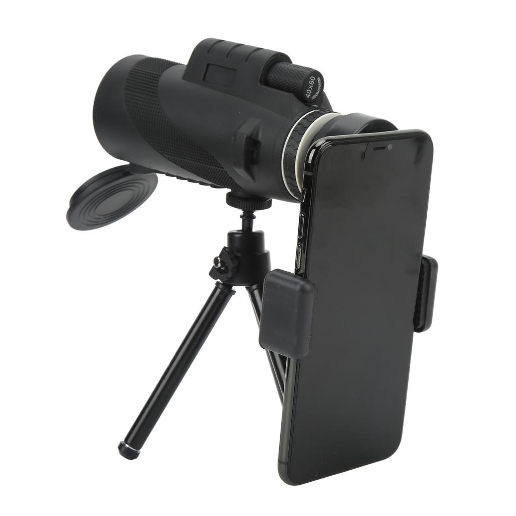 Monocular Telescope 40x60 Portable HD Stand Mobile Phone Camera Telescope with Tripod for Outdoor