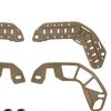 Helmet Rails Nylon 1 Pair with Mounting Screws Helmet Accessories
