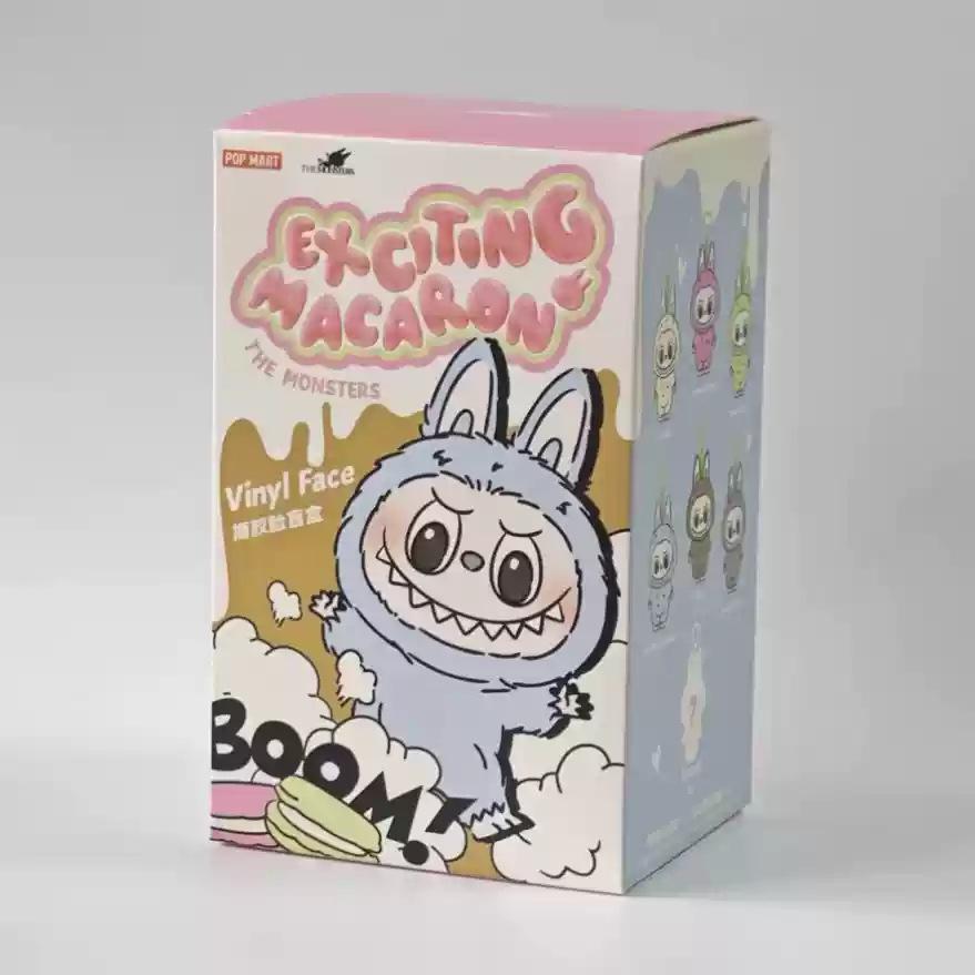 LABUBU Heart Macaron Enamel Face Sitting by POPMART BUBBLE.