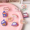 Clamp Letter Clip Page Holder Cartoon Transparent Clip Snacks Sealing Clip Paper Clip Binder Clips