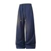 Spring Men Fashion Casual Long Pants Loose Straight Trousers Men Breathable Thin All Match Daily Pants Solid Color Streetwear Bottoms