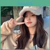 Schafsfell Baseballkappe Für Damen Winter Warm Atmungsaktiv Niedlich Koreanischer Stil