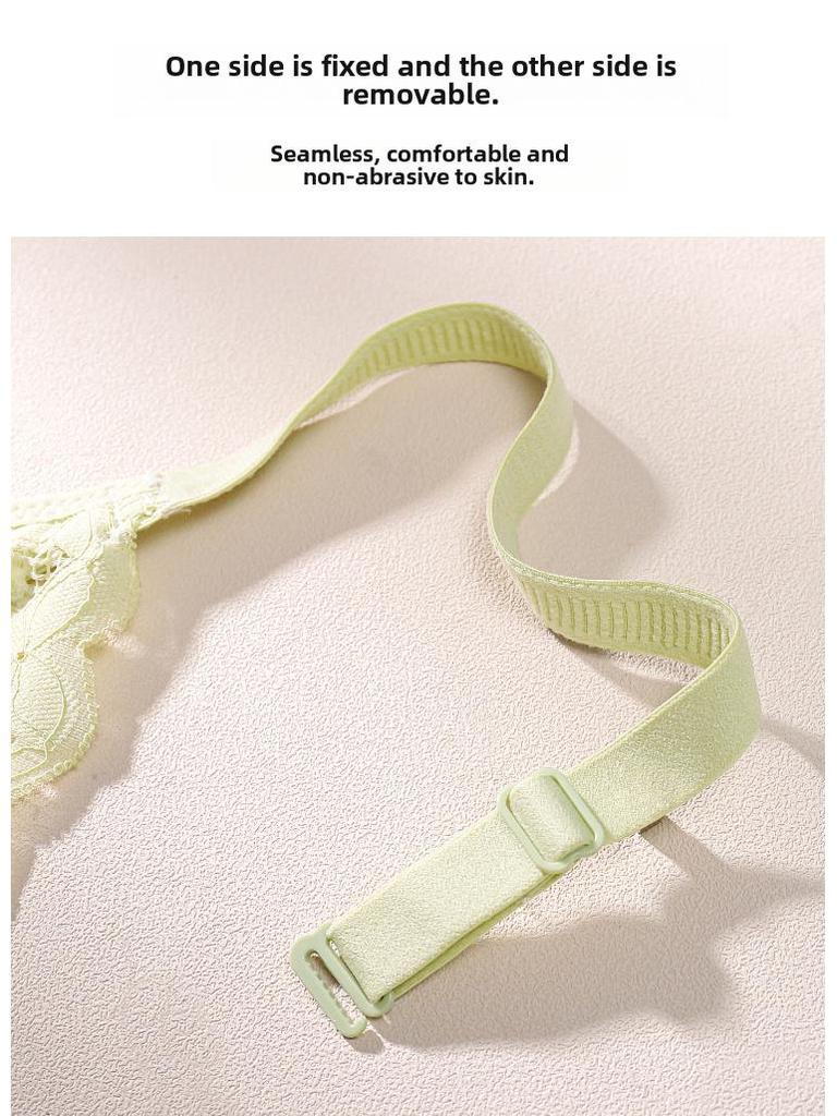 Damski Cienki Letni Oddychający Biustonosz - Bez Fiszbinów, Mały Biust, Ultracienka Miseczka z Uszkami Królika