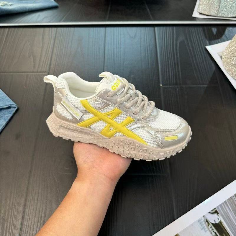 Leather Dexun shoes, new summer mesh shoes, breathable mesh shoes, Forrest Gump shoes