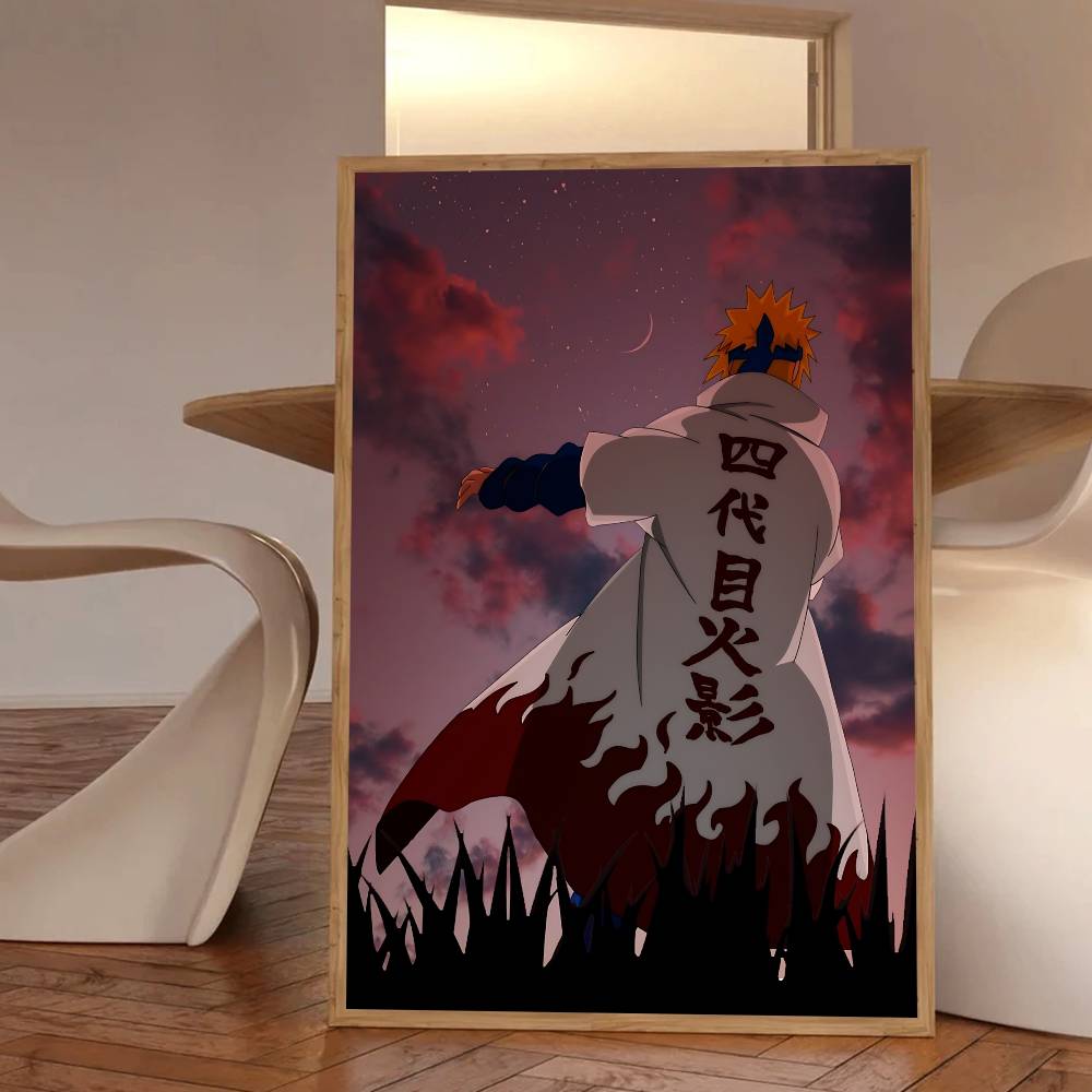 Anime Character Minato Namikaze Manga Posters HD Print Vintage Wall Art Decor for Home Study Room