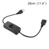 Cavo USB Maschio Femmina Con Interruttore On/Off Cavo di Prolunga Controllo Lampada