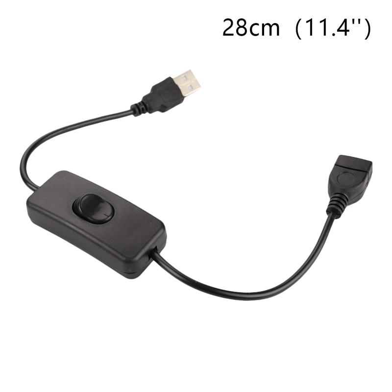 Cavo USB Maschio Femmina Con Interruttore On/Off Cavo di Prolunga Controllo Lampada