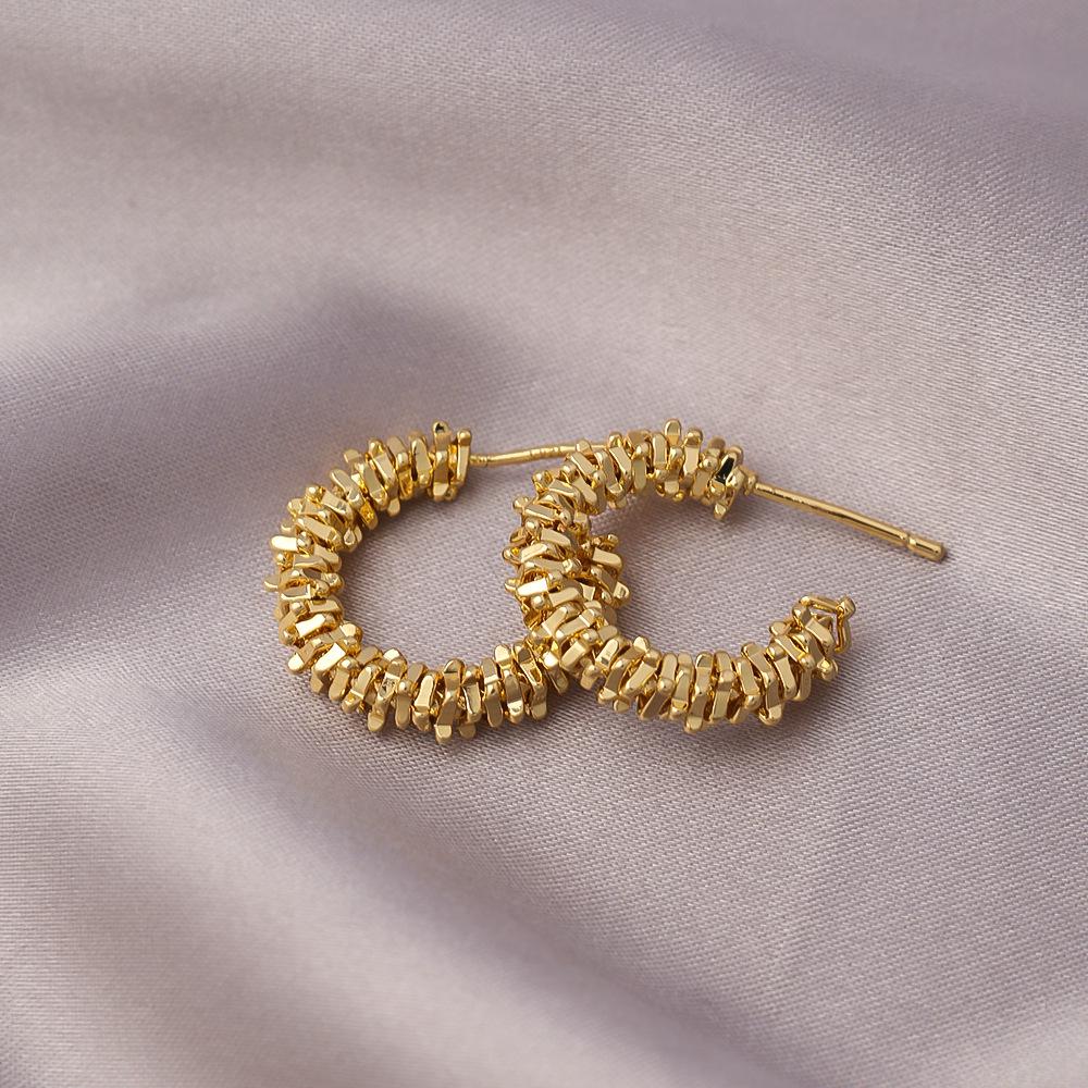 Silver Plated Stud Earrings 2025 - High-End Niche Design, Luxury Look