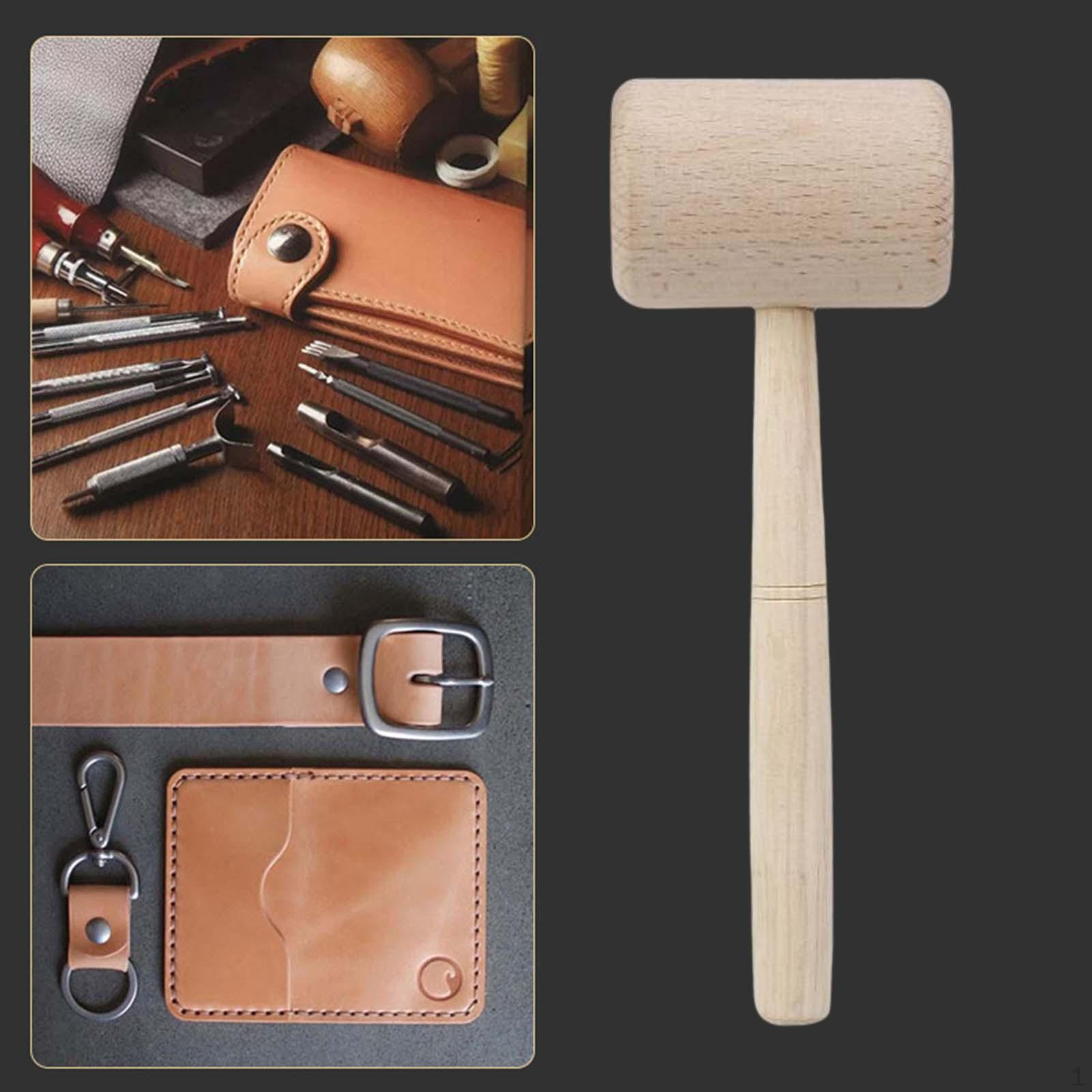 Wooden Mallet Hammer Hand Accessory Beechwood Woodworking for Carving