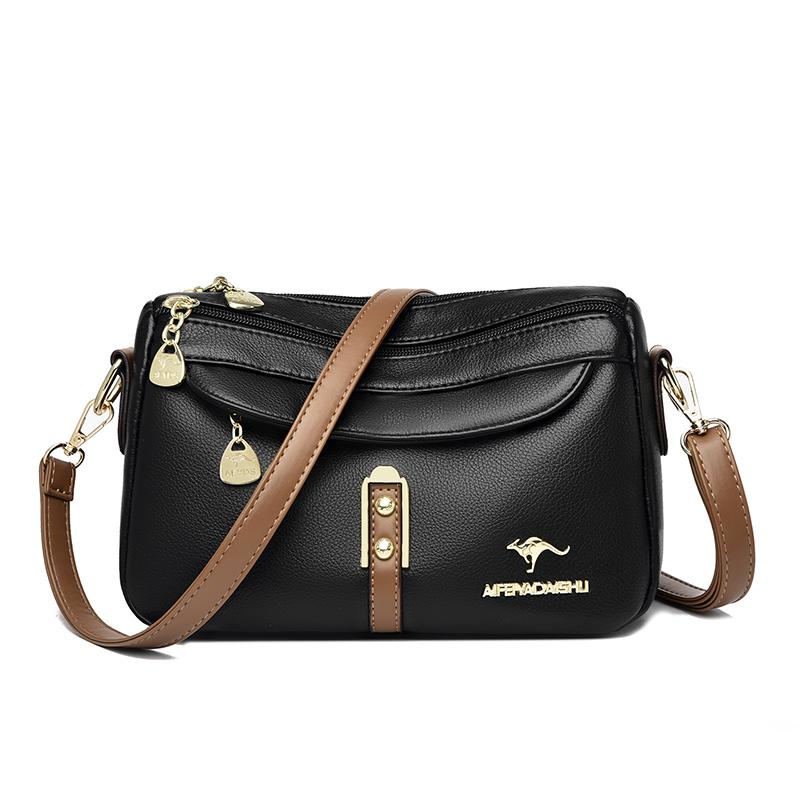 New High Quality Leather Shoulder Messenger Sac Fashion Brand Croosbody Bags Women Bags Luxury Designer Purses Shoulder Bags Sac
