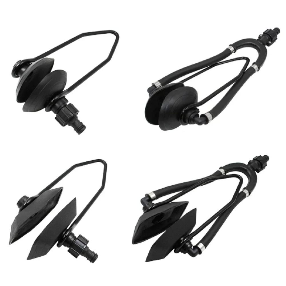 Round Ear Cups Outboard Motor Water Flusher Dual Water Feed Marine Boat Flusher Boat Maintenance
