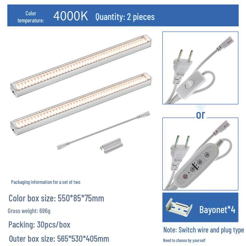 Full Spectrum LED Grow Light for Seedlings, Flowers, Vegetables, and Succulents
