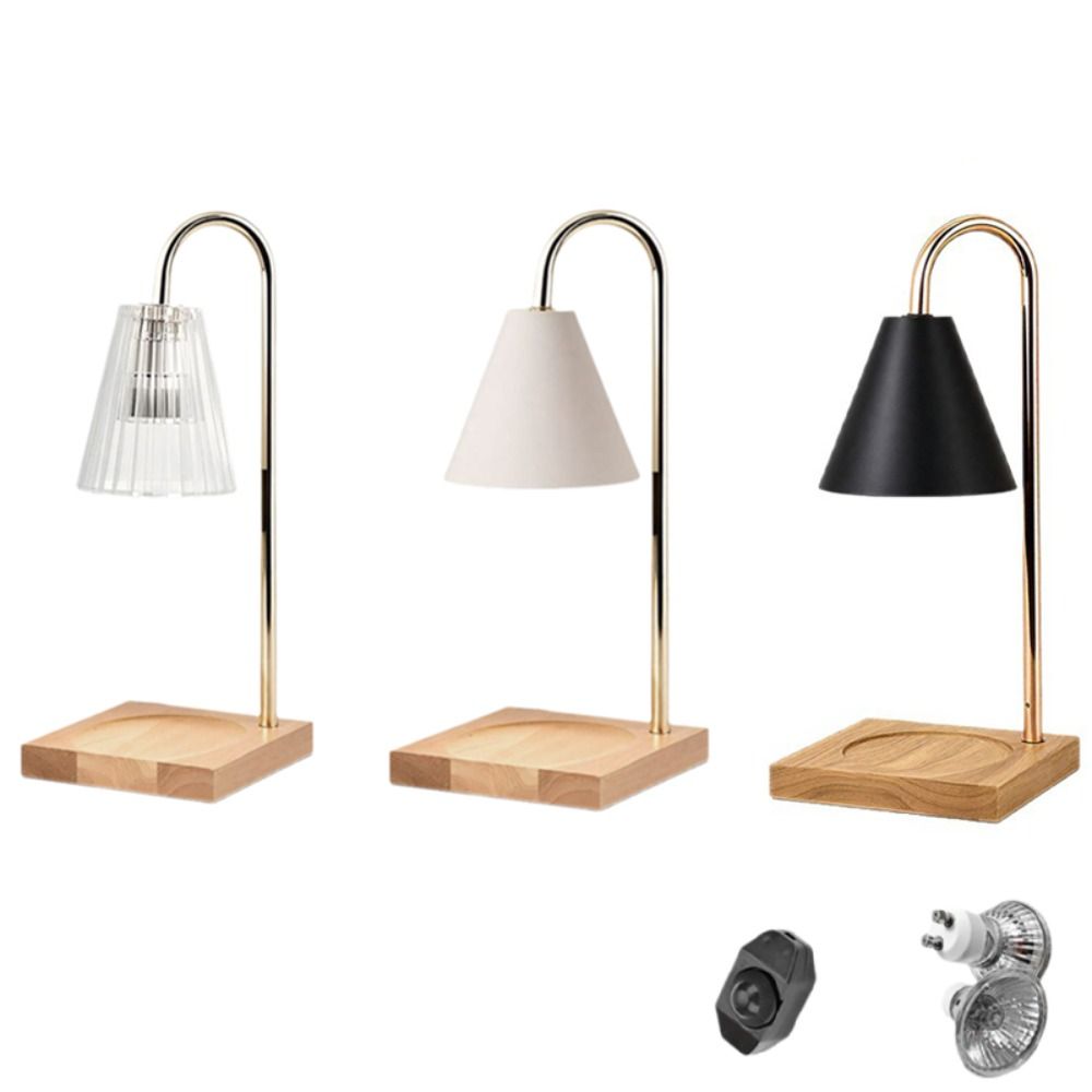 Creative LED Aromatherapy Lamp Adjustable Brightness Plug-In Table Lamp with 2 Light Bulb Home Decoration Night Light Bedroom