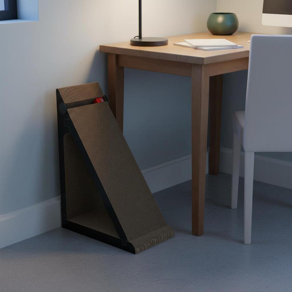 Triangle Cat Scratcher Wear-Resistant Wall Low Dust Cardboard